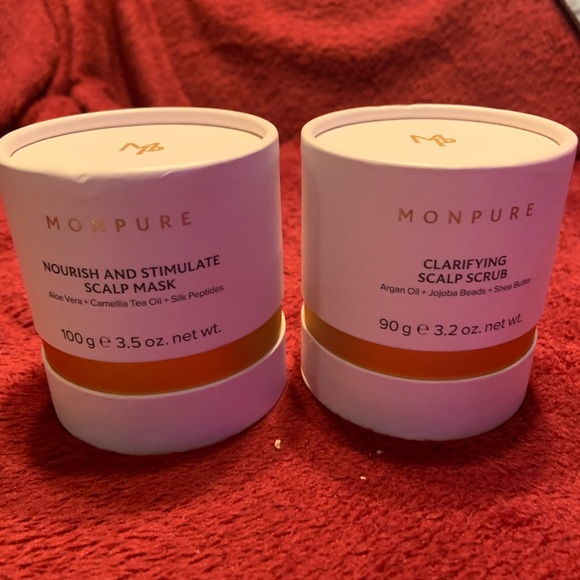 Monpure Stimulate Scalp mask and Clarifying Scalp Scrub. Brand New. - Picture 1 of 7